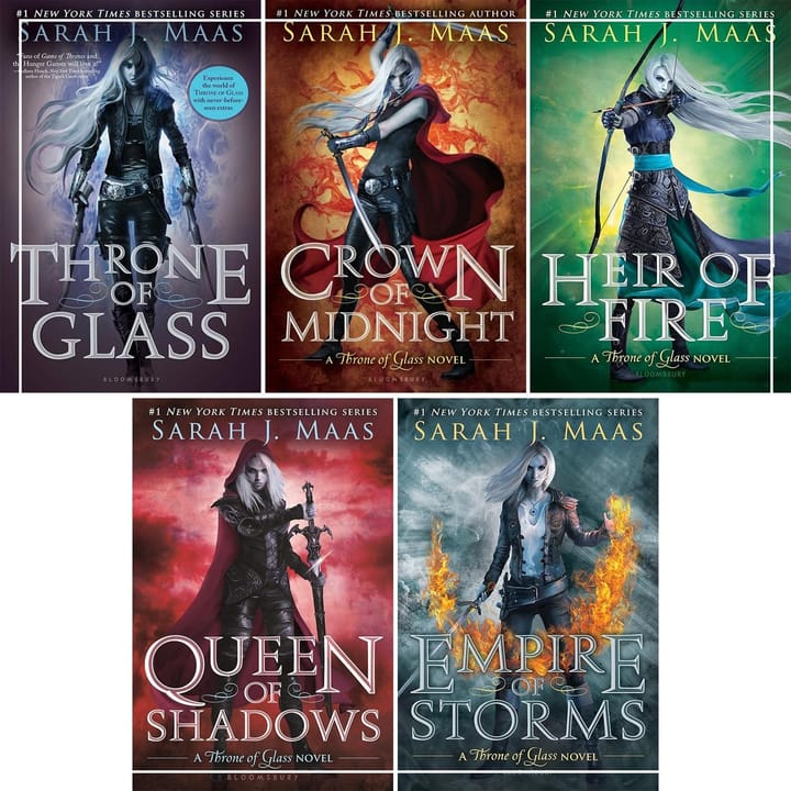 Book Covers for Throne of Glass Series